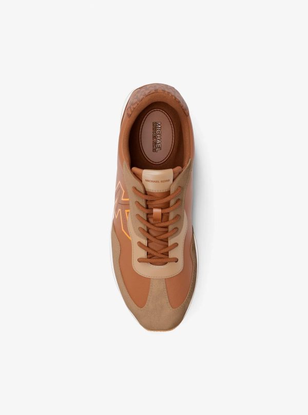 Michael Kors Essex Mixed-Media Trainer - Preorder