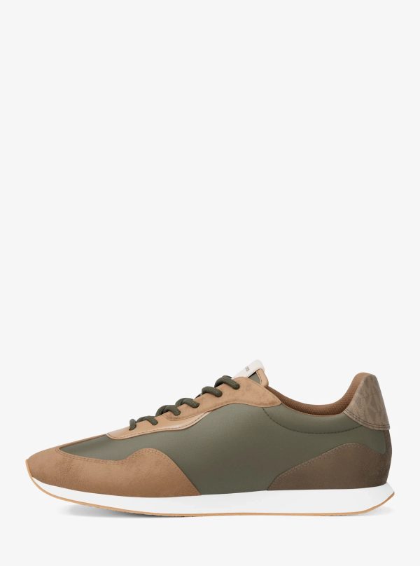 Michael Kors Essex Mixed-Media Trainer - Preorder