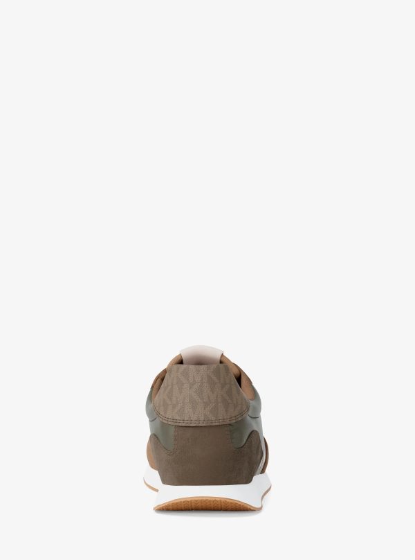 Michael Kors Essex Mixed-Media Trainer - Preorder
