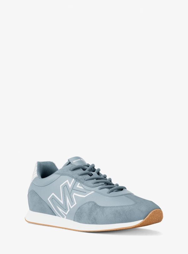 Michael Kors Essex Mixed-Media Trainer - Preorder