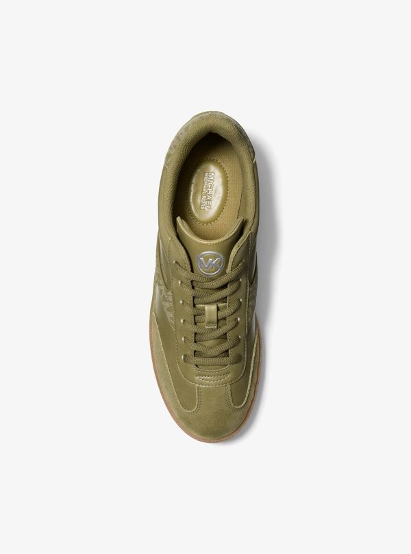 Michael Kors Benny Mixed-Media Sneaker - Preorder