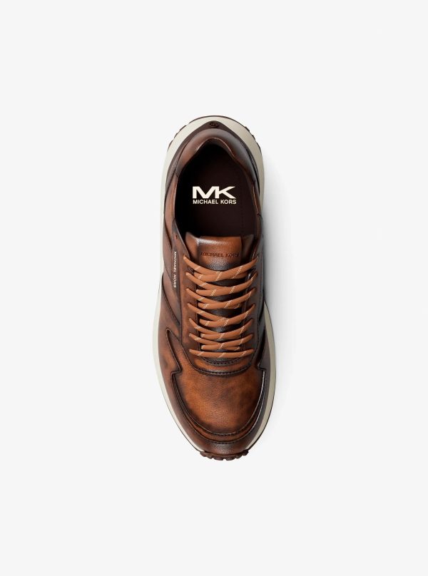 Michael Kors Dax Burnished Trainer - Preorder