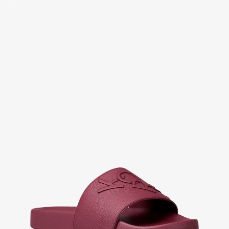 Michael Kors Dawson KORS Slide Sandal - Preorder — Maroon
