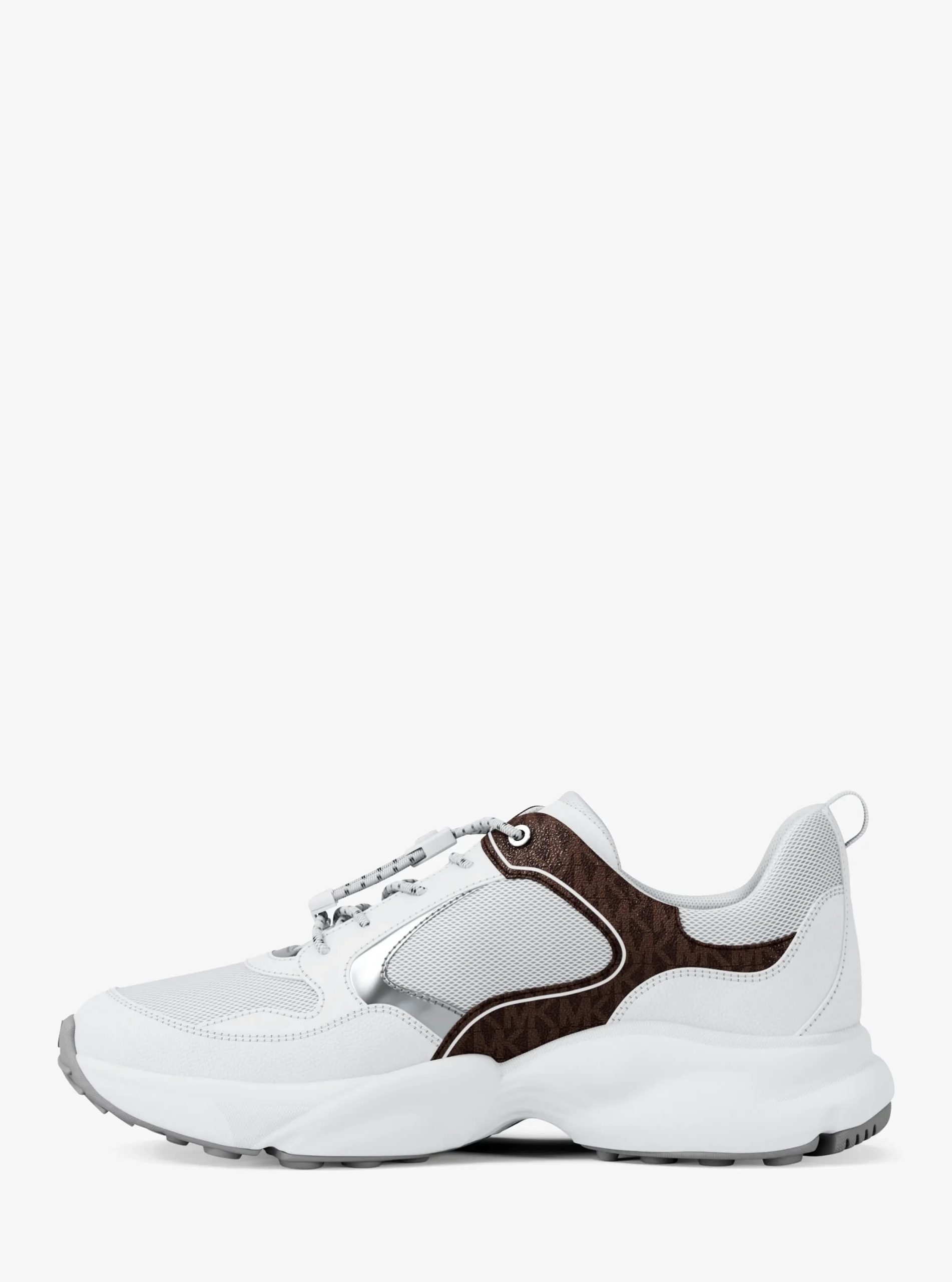 Michael Kors Jett Mixed-Media Trainer - Preorder - Image 3