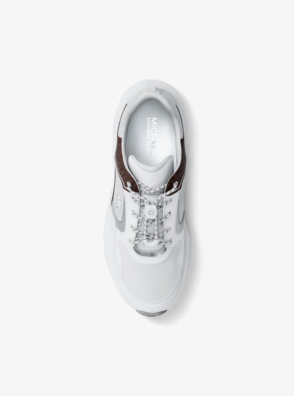 Michael Kors Jett Mixed-Media Trainer - Preorder