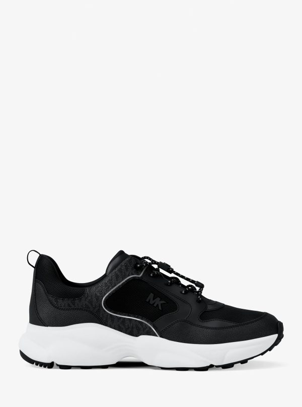 Michael Kors Jett Mixed-Media Trainer - Preorder