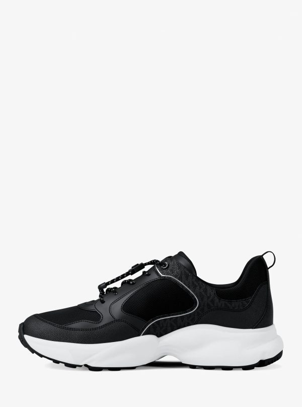 Michael Kors Jett Mixed-Media Trainer - Preorder