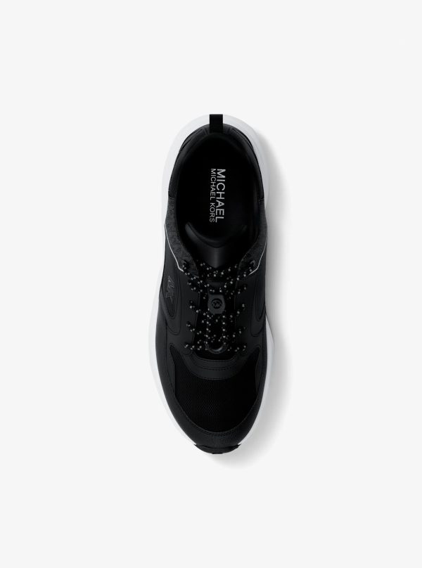 Michael Kors Jett Mixed-Media Trainer - Preorder
