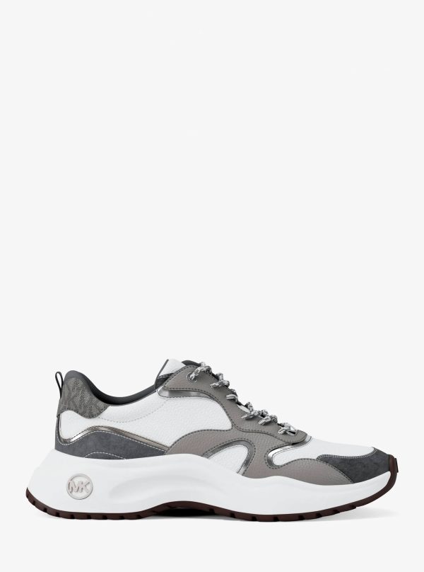 Michael Kors Levie Mixed-Media Trainer - Preorder