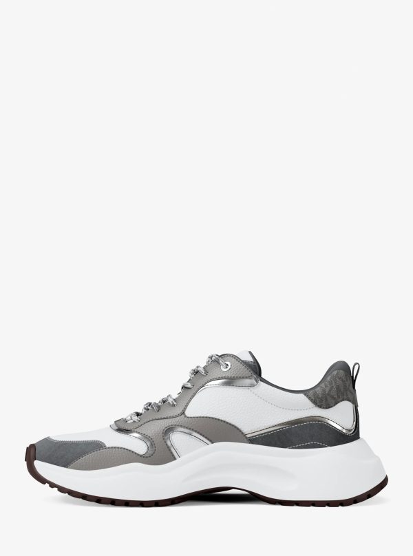 Michael Kors Levie Mixed-Media Trainer - Preorder