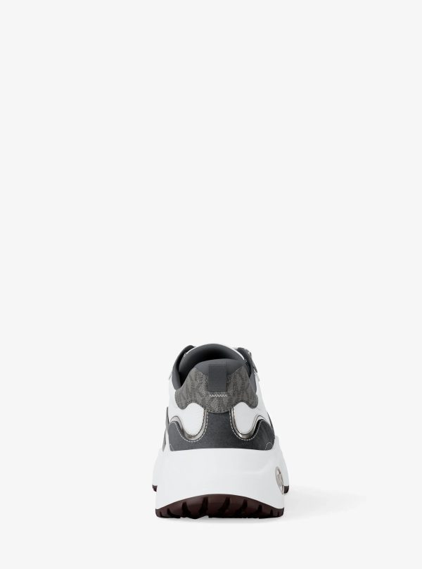Michael Kors Levie Mixed-Media Trainer - Preorder