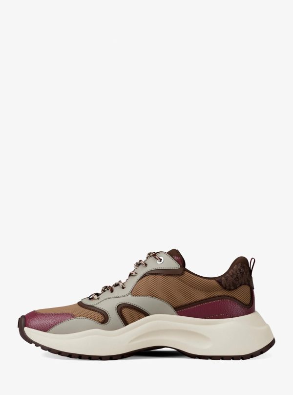 Michael Kors Levie Mixed-Media Trainer - Preorder