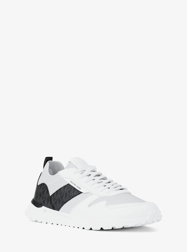 Michael Kors Dax Stretch Knit and Signature Logo Trainer - Preorder