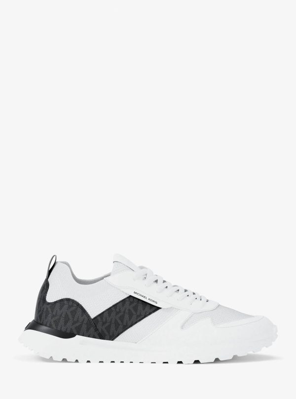 Michael Kors Dax Stretch Knit and Signature Logo Trainer - Preorder