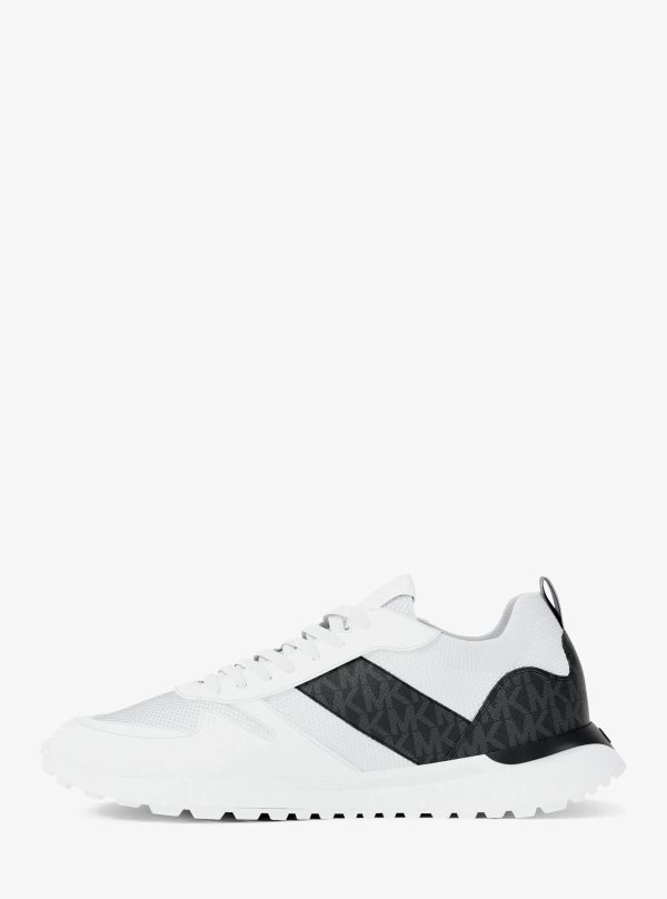 Michael Kors Dax Stretch Knit and Signature Logo Trainer - Preorder