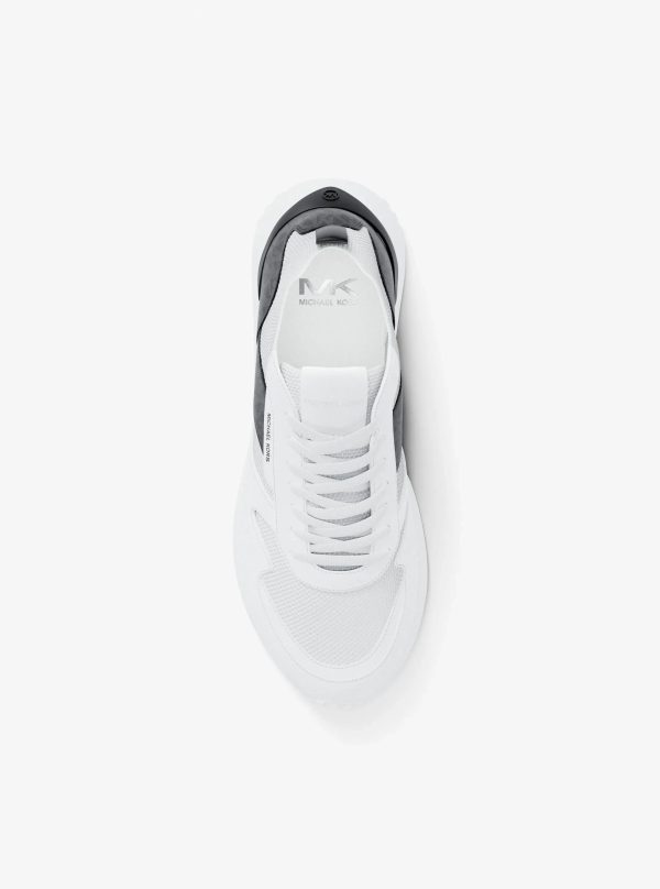 Michael Kors Dax Stretch Knit and Signature Logo Trainer - Preorder
