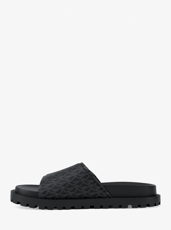 Michael Kors Luka Signature Logo Slide Sandal - Preorder