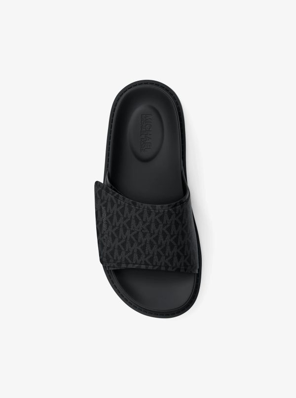 Michael Kors Luka Signature Logo Slide Sandal - Preorder