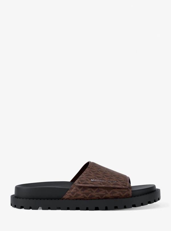 Michael Kors Luka Signature Logo Slide Sandal - Preorder