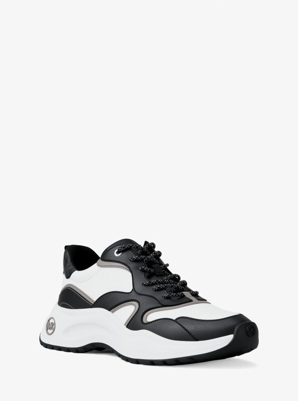 Michael Kors Levie Mixed-Media Trainer - Preorder