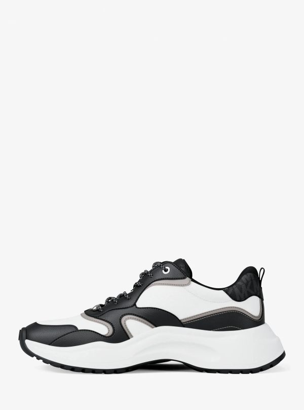 Michael Kors Levie Mixed-Media Trainer - Preorder