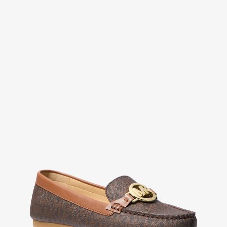 Michael Kors Fulton Signature Logo Moccasin - Preorder — Brown