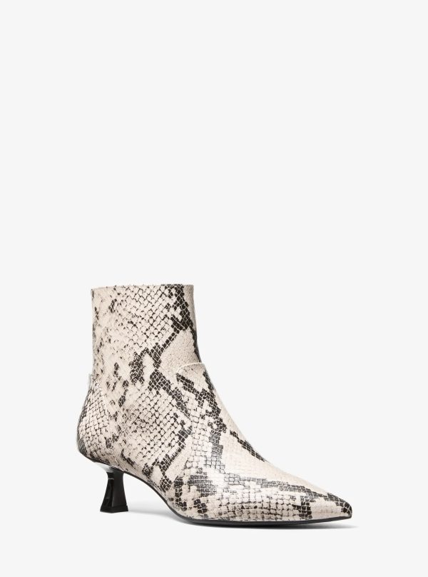 Michael Kors Amali Snake Embossed Boot - Preorder