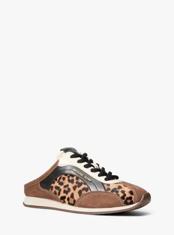 Michael Kors Avi Mixed-Media Slip-On Sneaker - Preorder