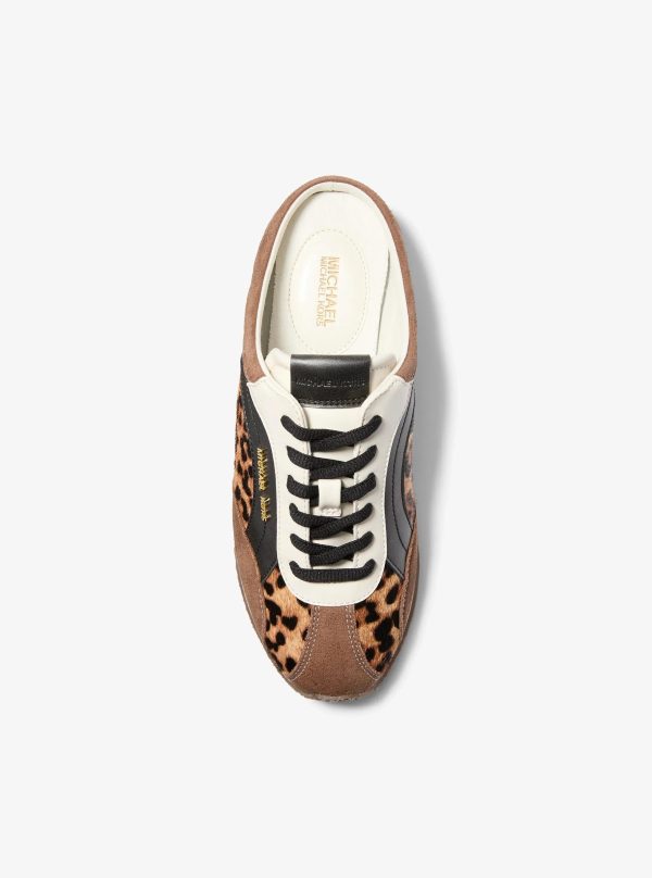 Michael Kors Avi Mixed-Media Slip-On Sneaker - Preorder