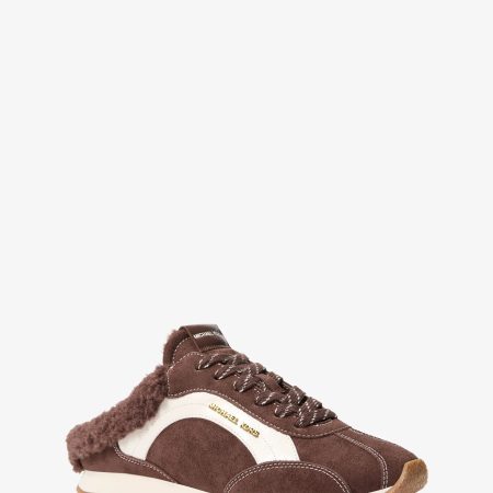 Michael Kors Avi Faux Shearling Trim Slip-On Sneaker - Preorder — Nutmeg