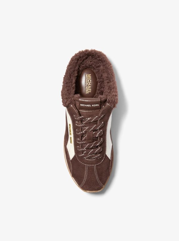 Michael Kors Avi Faux Shearling Trim Slip-On Sneaker - Preorder