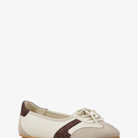 Michael Kors Brielle Signature Logo Trim Sneakerina - Preorder — Brown Multi