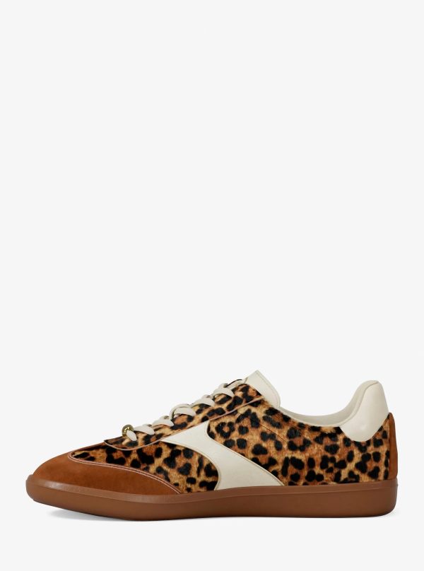 Michael Kors Sammy Leopard Print Calf Hair Sneaker - Preorder