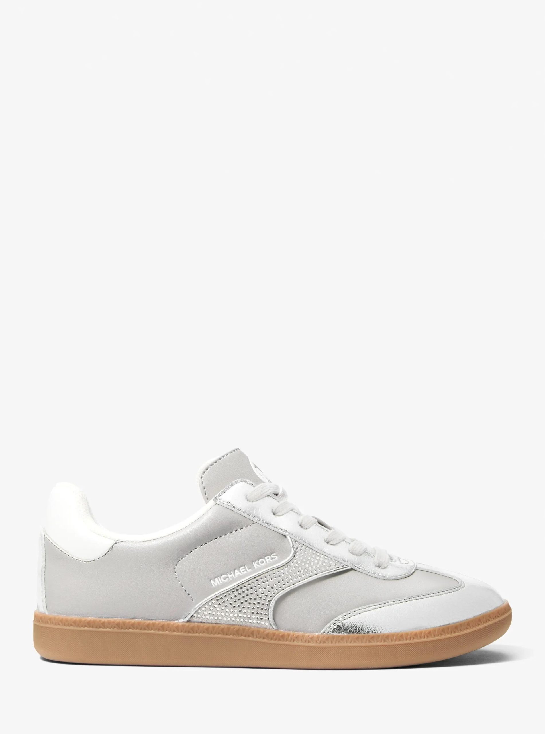 Michael Kors Sammy Embellished Metallic Sneaker - Preorder - Image 2