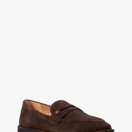 Michael Kors Bree Microsuede Loafer - Preorder — Nutmeg