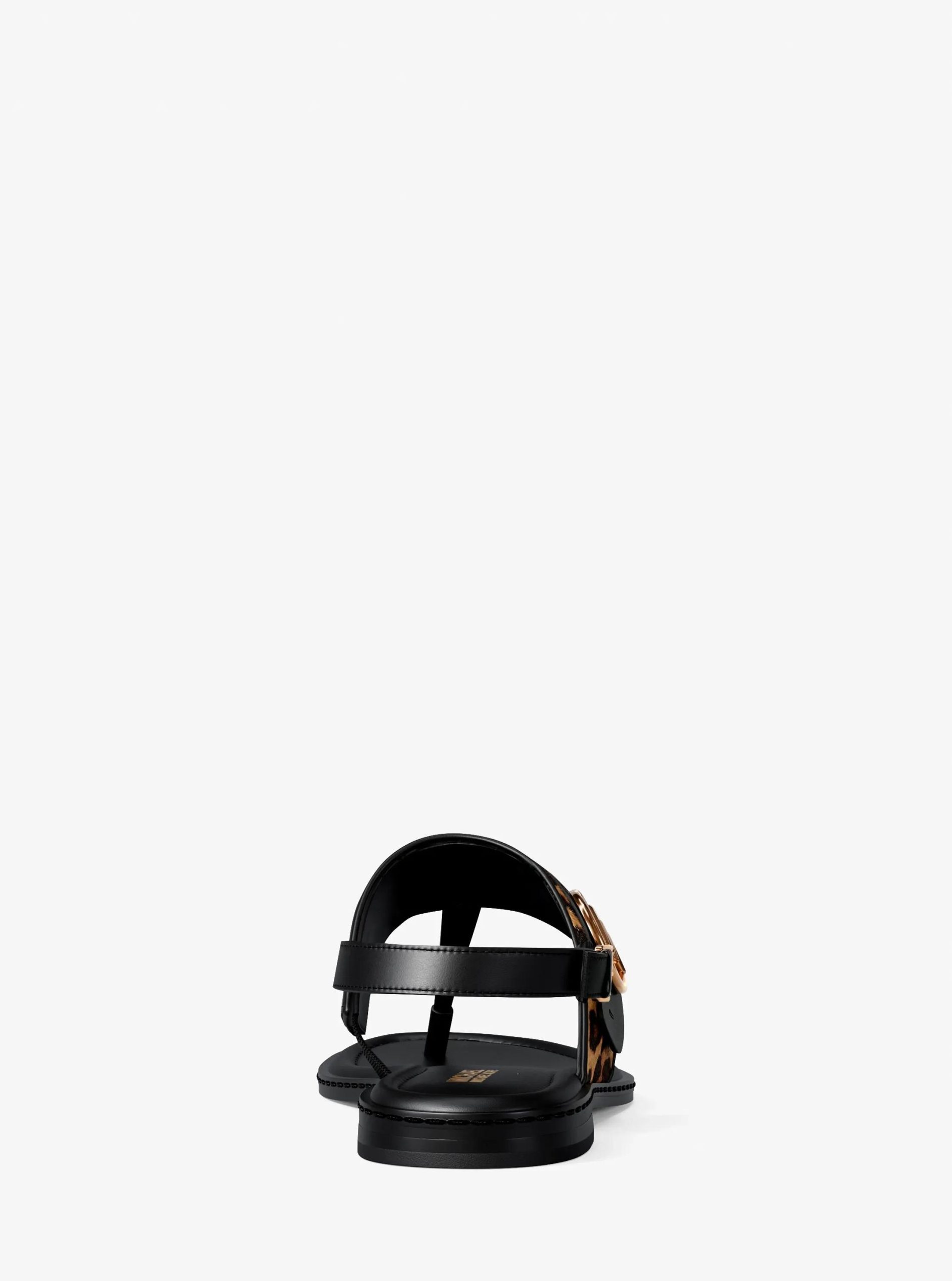 Michael Kors Carmen Cheetah Print Calf Hair Thong Sandal - Preorder
