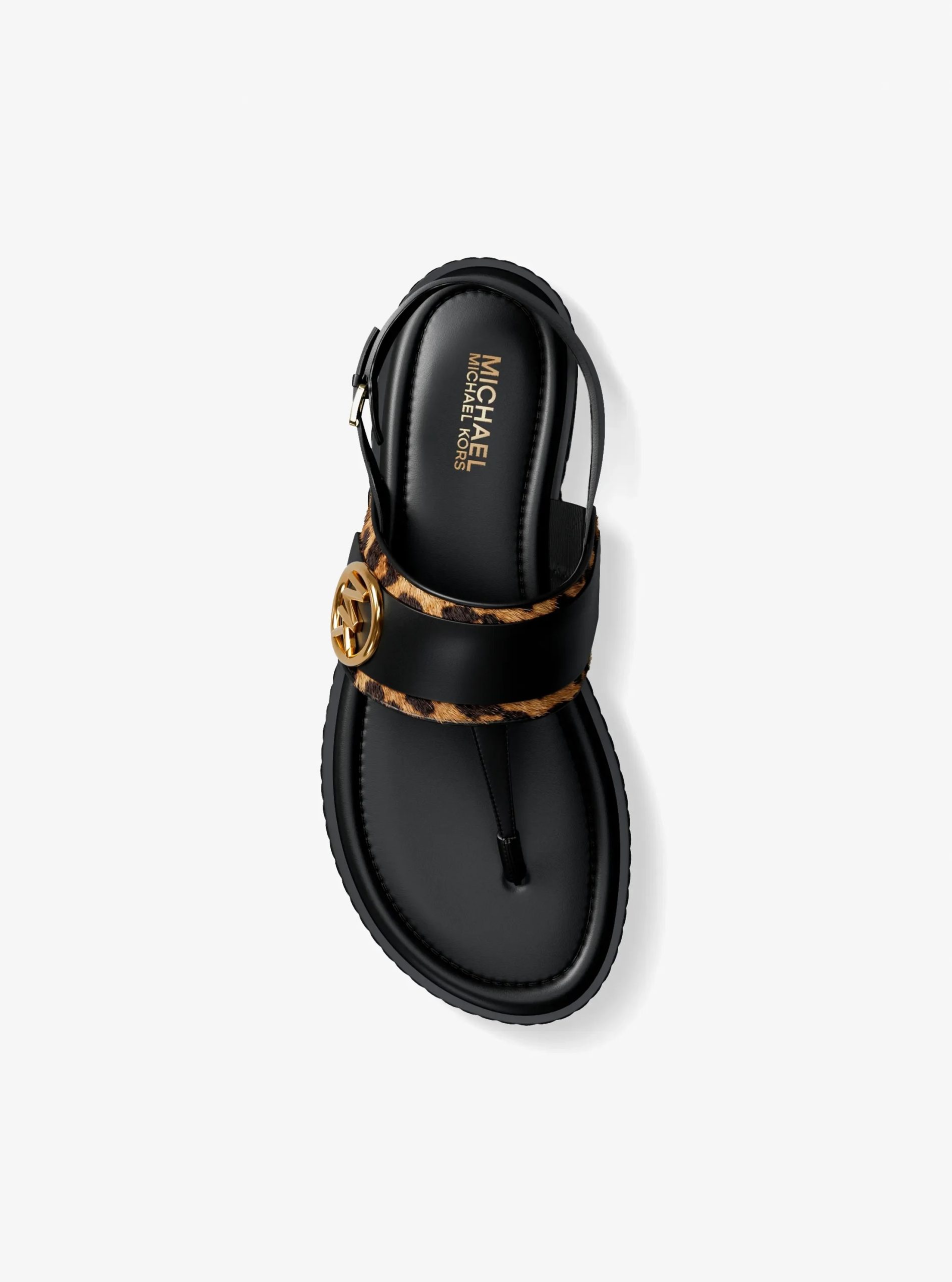 Michael Kors Carmen Cheetah Print Calf Hair Thong Sandal - Preorder