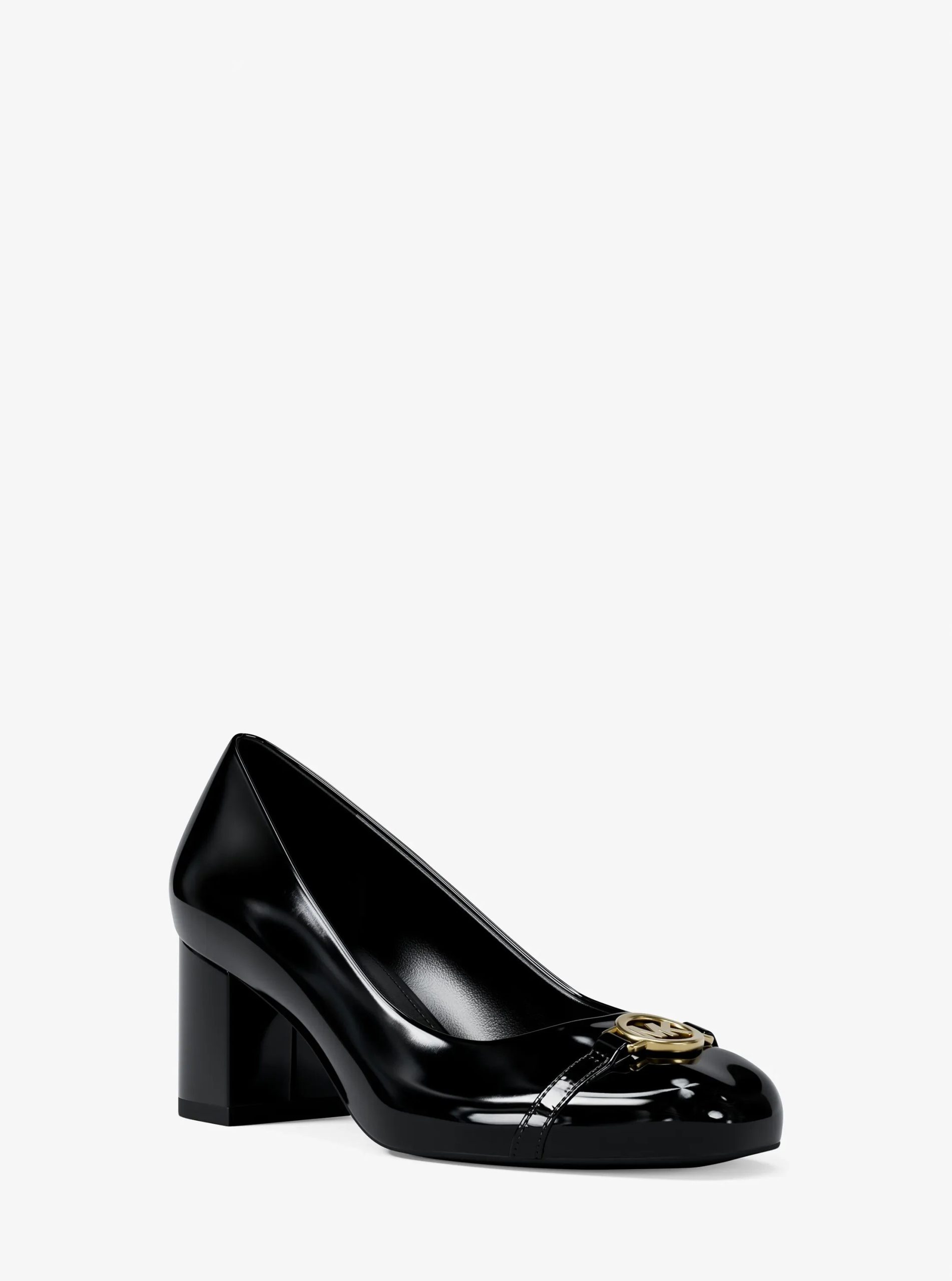 Michael Kors Dori Patent Block Heel Pump - Preorder