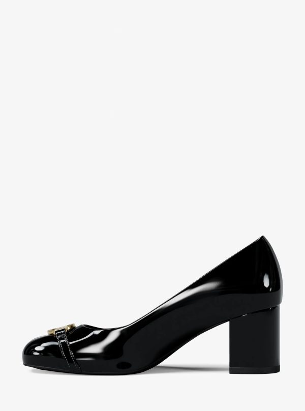 Michael Kors Dori Patent Block Heel Pump - Preorder
