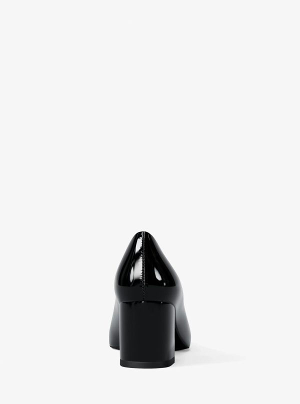 Michael Kors Dori Patent Block Heel Pump - Preorder