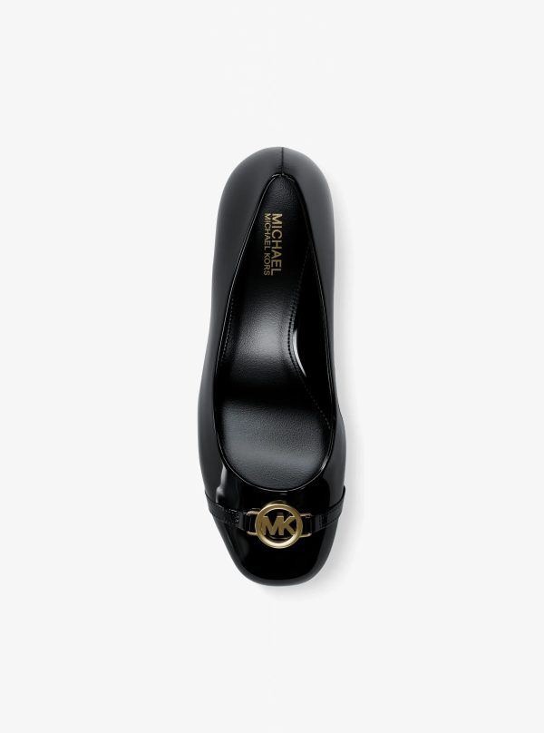 Michael Kors Dori Patent Block Heel Pump - Preorder