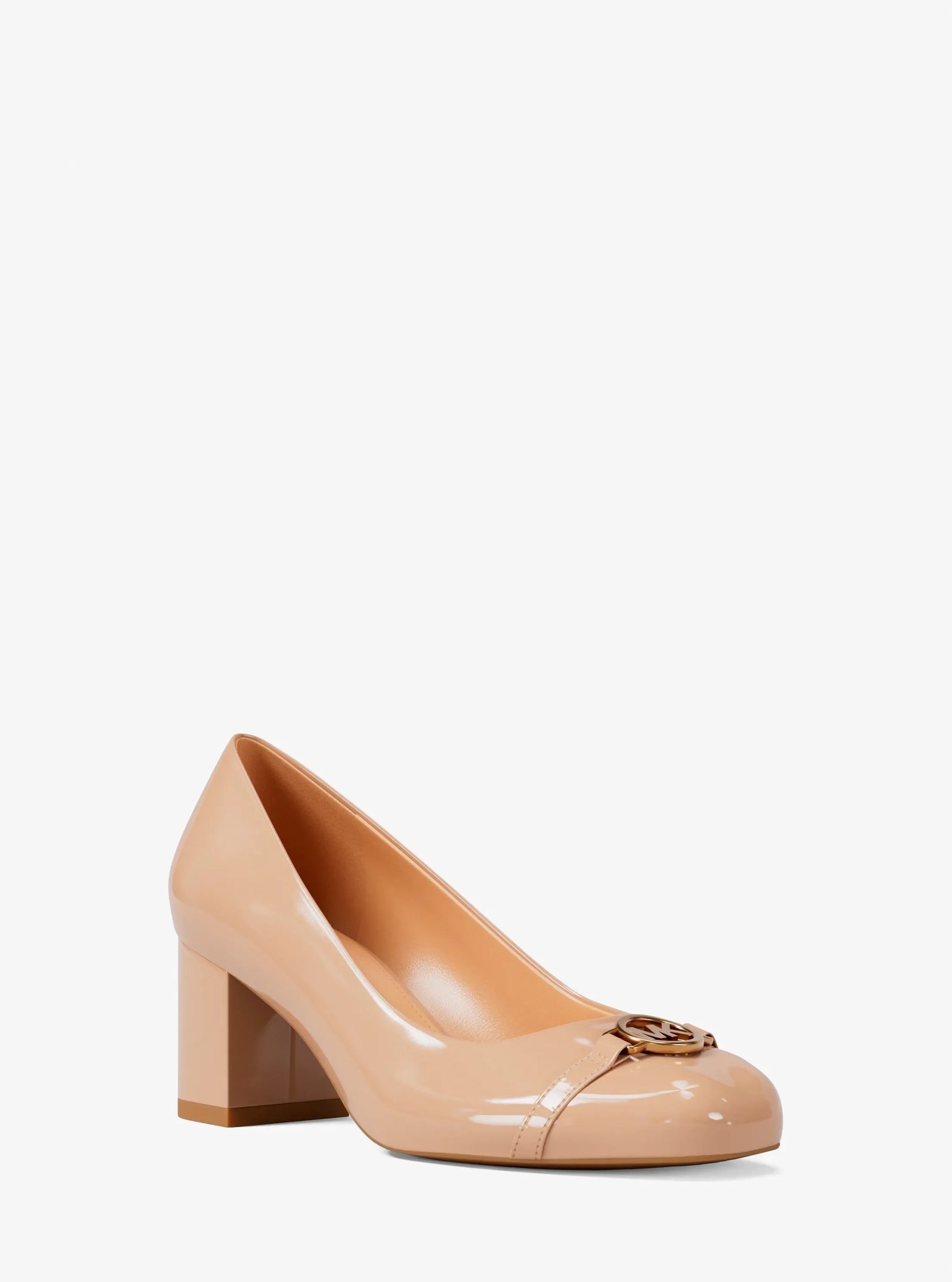 Michael Kors Dori Patent Block Heel Pump - Preorder