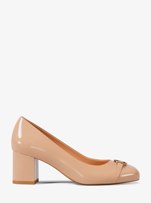 Michael Kors Dori Patent Block Heel Pump - Preorder