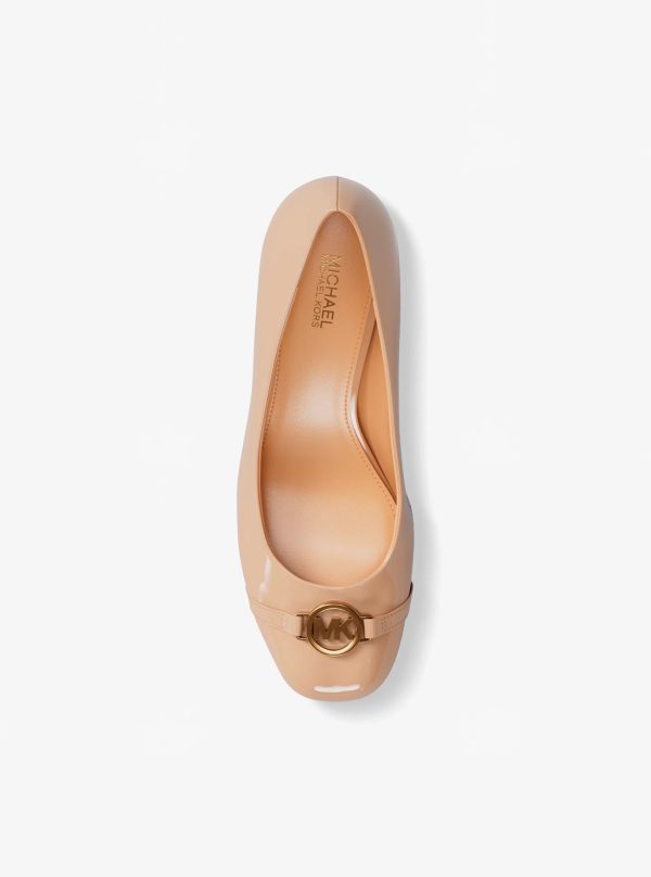 Michael Kors Dori Patent Block Heel Pump - Preorder
