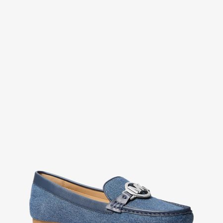 Michael Kors Fulton Denim Mocassin - Preorder — Lt Vtblu Wsh