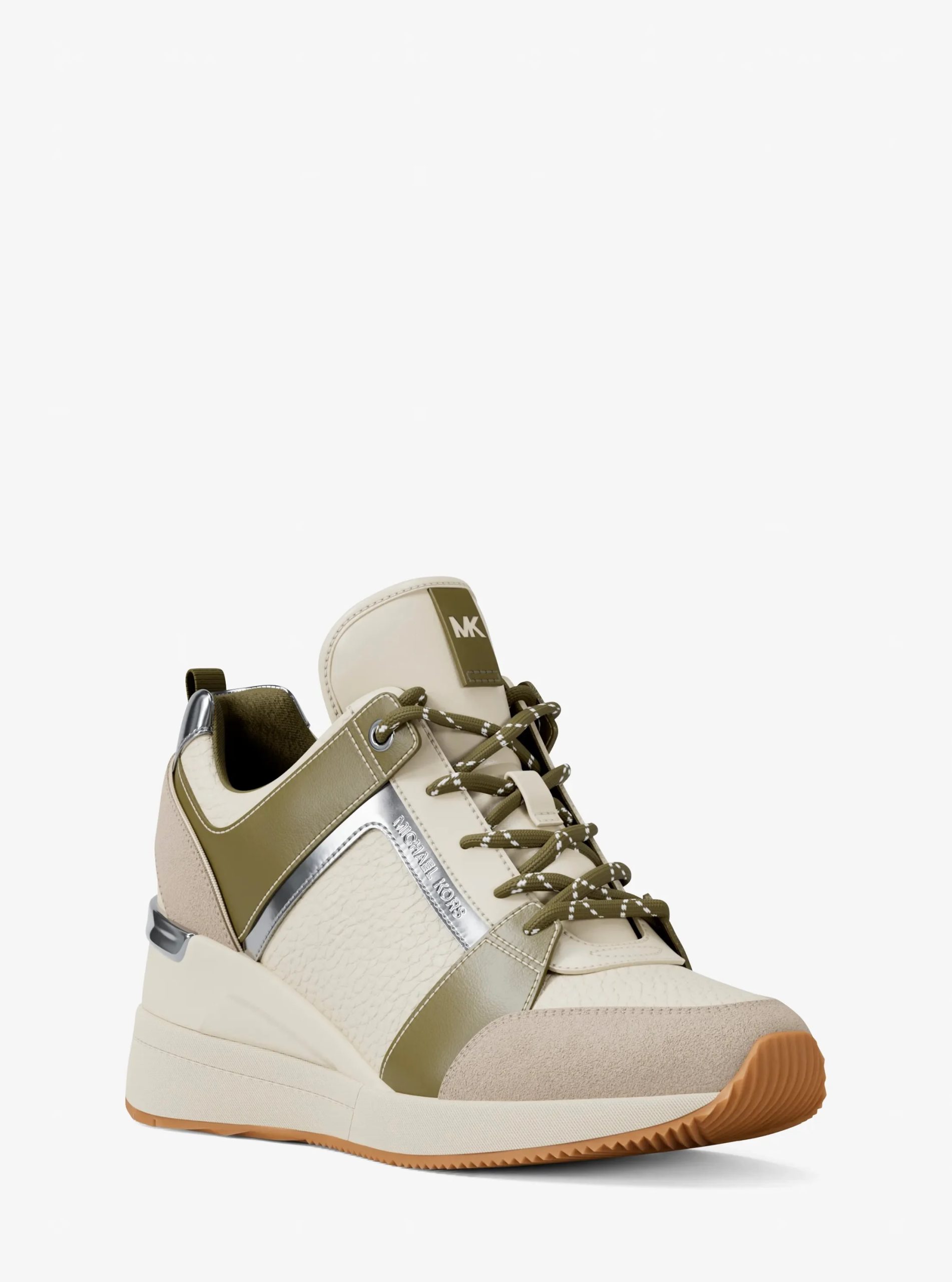 Michael Kors Georgie Mixed-Media Trainer - Preorder