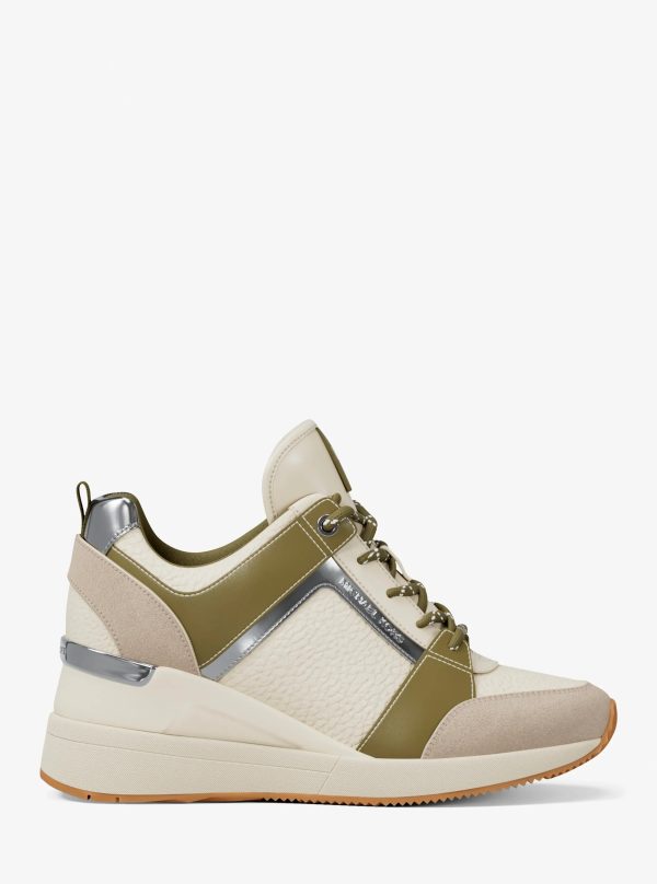 Michael Kors Georgie Mixed-Media Trainer - Preorder
