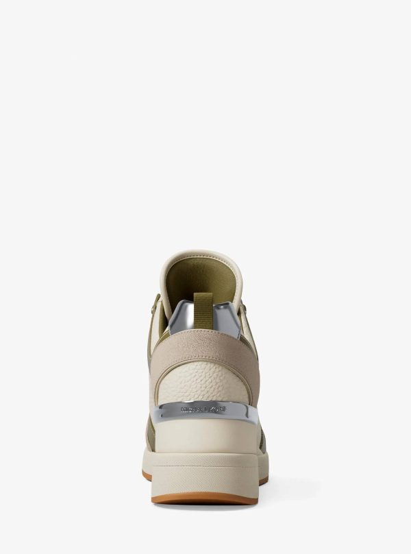 Michael Kors Georgie Mixed-Media Trainer - Preorder