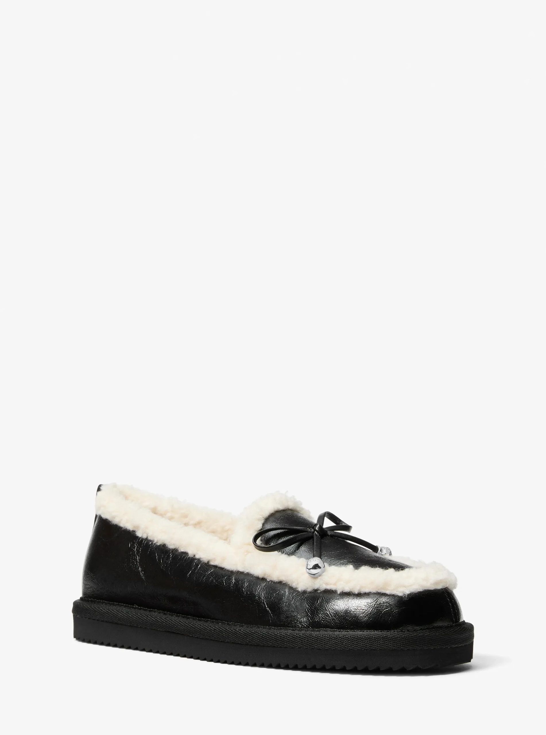 Michael Kors Jo Faux Shearling Trim Moccasin - Preorder