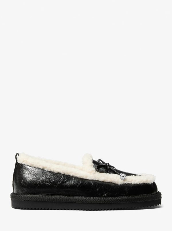 Michael Kors Jo Faux Shearling Trim Moccasin - Preorder